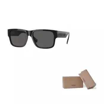 Солнцезащитные очки мужские Burberry в квадратной оправе, черный