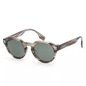 Мужские солнцезащитные очки Burberry 50 мм зеленого цвета