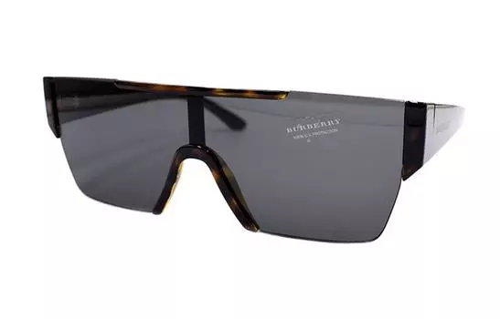 Солнцезащитные очки Burberry мужские, коричневый / черный