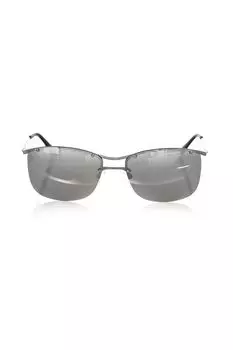 Мужские солнцезащитные очки цвета серебристый металлик FRANKIE MORELLO