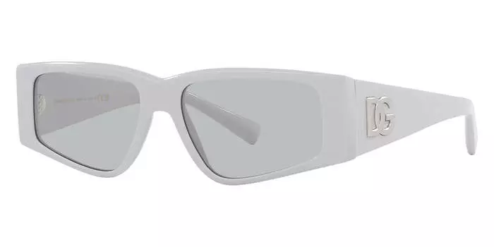 Мужские солнцезащитные очки Dolce & Gabbana 55 мм светло-серого цвета DG4453F-341887-55