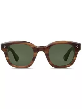 Мужские солнцезащитные очки Garrett Leight, коричневый