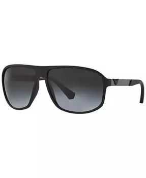 Мужские солнцезащитные очки, градиент EA4029 Emporio Armani, черный