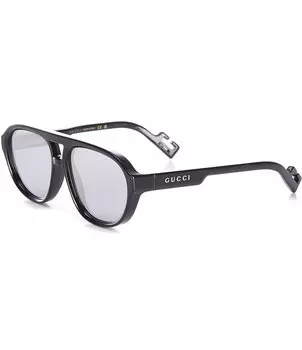 Мужские солнцезащитные очки Gucci Gg1239s 58 мм Navigator Mountain, черный