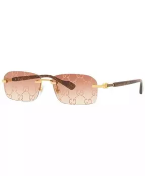 Мужские солнцезащитные очки Gucci, золотой