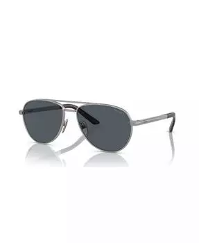 Мужские солнцезащитные очки Iconic Plaque Pilot, PR A54S PRADA, синий