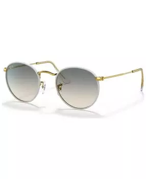 Мужские солнцезащитные очки, круглые металлические, полноцветные Legend Ray-Ban