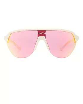 Мужские солнцезащитные очки Nagata Speed Blade District Vision, цвет Limestone & D+ Red Mirror