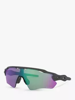 Мужские солнцезащитные очки Oakley OO9208 Radar EV Path, стальной/зеркально-зеленый