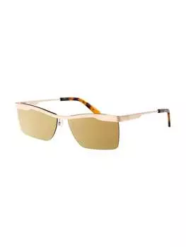 Мужские солнцезащитные очки Off-White КОРИЧНЕВЫЕ OERI095F23MET0017676, коричневый