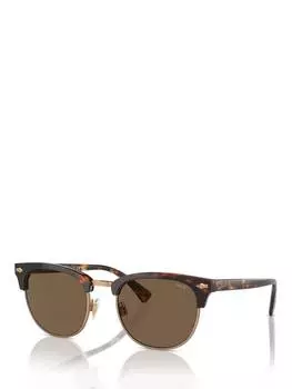 Мужские солнцезащитные очки овальной формы ph4217 Ralph Lauren, цвет Tortoiseshell/Brown