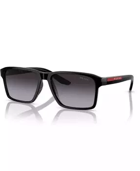 Мужские солнцезащитные очки PRADA LINEA ROSSA, черный
