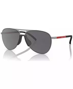 Мужские солнцезащитные очки PRADA LINEA ROSSA, серый