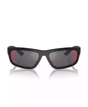 Мужские солнцезащитные очки, PS 05ZS PRADA LINEA ROSSA, черный
