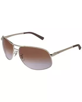 Мужские солнцезащитные очки Ray-Ban 64 мм, серебряный