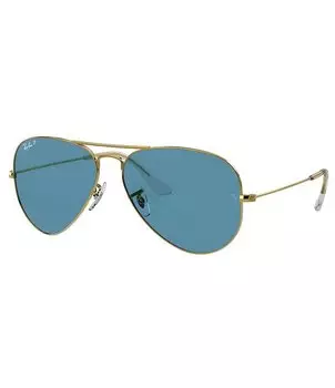 Мужские солнцезащитные очки Ray-Ban Legend Pilot, поляризационные 58 мм, золотой
