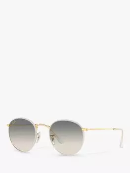 Мужские солнцезащитные очки Ray-Ban RB3447 Phantos, серые на золоте Legend