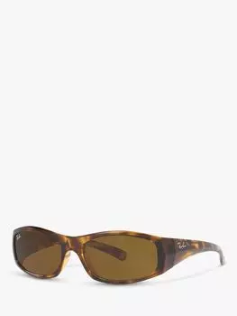 Мужские солнцезащитные очки Ray-Ban RB4093 прямоугольной формы, Гавана/Коричневый