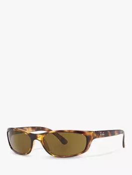 Мужские солнцезащитные очки Ray-Ban RB4115 прямоугольной формы, Гавана/Коричневый