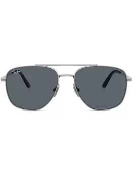 Мужские солнцезащитные очки Ray-Ban, серебряный