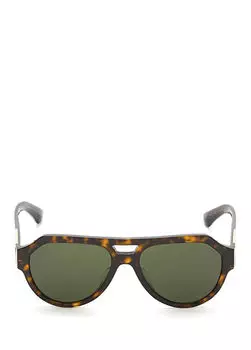 Мужские солнцезащитные очки с черепаховым узором Dolce&Gabbana, мультиколор