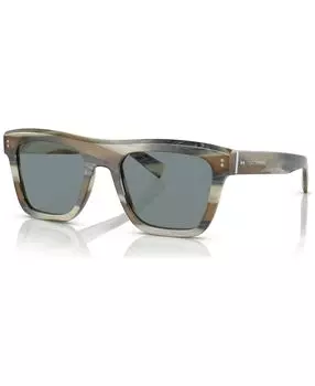 Мужские солнцезащитные очки с низкой перемычкой, dg4420f52-x Dolce &amp; Gabbana, мульти