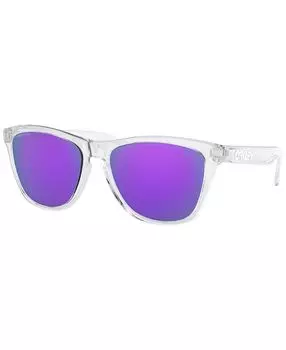 Мужские солнцезащитные очки с низкой перемычкой, oo9245 frogskins 54 Oakley, черный