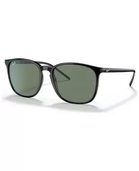 Мужские солнцезащитные очки с низкой перемычкой, rb4387f 55 Ray-Ban, черный