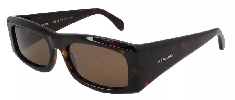 Мужские солнцезащитные очки Salvatore Ferragamo, коричневый