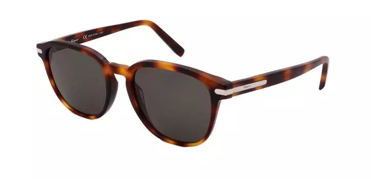 Мужские солнцезащитные очки Salvatore Ferragamo, коричневый