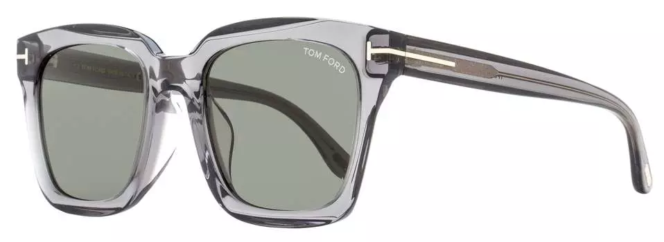 Мужские солнцезащитные очки Tom Ford Alt Fit TF892-K 20A прозрачно-серые 56 мм