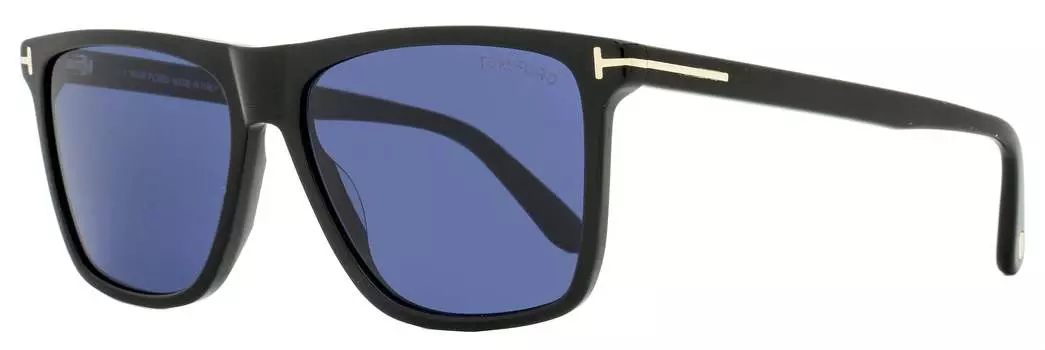 Мужские солнцезащитные очки Tom Ford Fletcher TF832 01V черные 57 мм