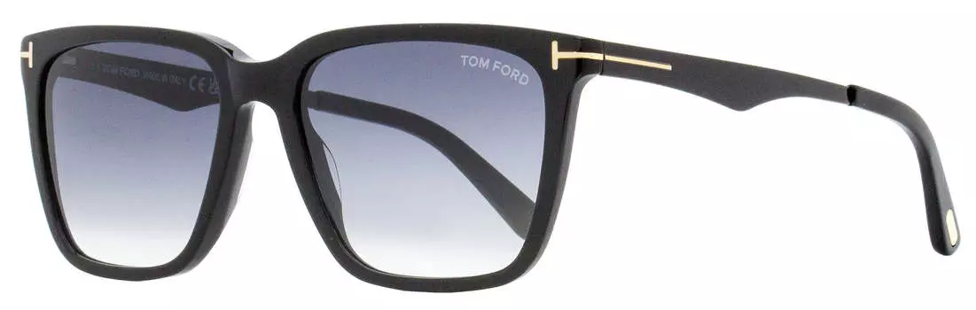 Мужские солнцезащитные очки Tom Ford Garrett TF862 01B черные 54 мм