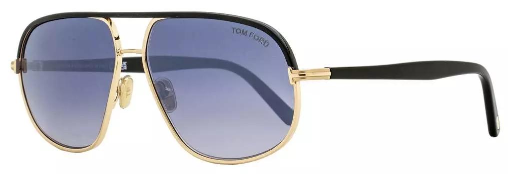 Мужские солнцезащитные очки Tom Ford Maxwell TF1019 28B Черные/Золотые 59 мм