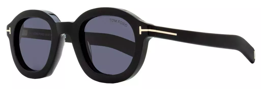 Мужские солнцезащитные очки Tom Ford Raffa TF1100 01A черные 46 мм