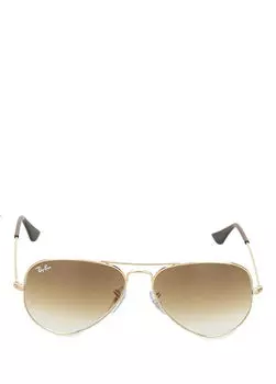 Мужские солнцезащитные очки в стиле пилотов Ray-Ban, золотой