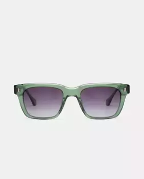 МУЖСКИЕ СОЛНЦЕЗАЩИТНЫЕ ОЧКИ ИЗ АЦЕТАТА ПРЯМОУГОЛЬНОЙ ФОРМЫ Scalpers, темно-зеленый