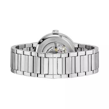 Мужские современные автоматические часы-скелетон из нержавеющей стали — 96A204 Bulova