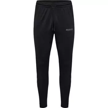 Мужские спортивные брюки Hmllegacy Sune зауженные брюки для отдыха HUMMEL, цвет schwarz