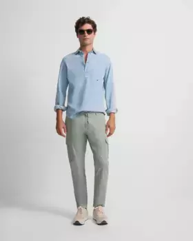 Мужские спортивные брюки-карго джоггеры зеленые серые Silbon, серый