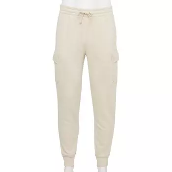 Мужские спортивные брюки-карго Tek Gear из ультрамягкого флиса, цвет Graceful Beige