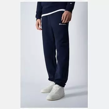 Мужские спортивные брюки с отделкой снизу и рваными манжетами Champion, синий