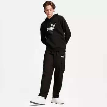 Мужские спортивные брюки тканого карго op Puma, черный