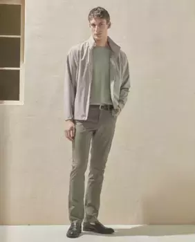 Мужские спортивные брюки, узкие, хлопок с эластаном Dustin, серый