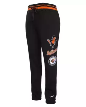 Мужские спортивные брюки в стиле ретро Pro Standard Baltimore Orioles из флиса, черный