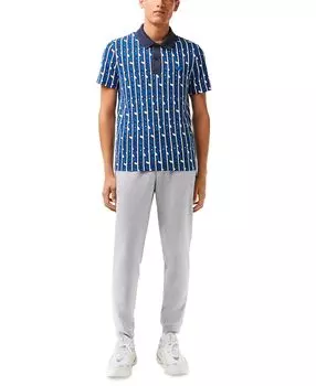 Мужские спортивные брюки зауженного кроя из флиса Lacoste