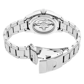 Мужские спортивные часы 5 из нержавеющей стали с черным циферблатом — SRPG27 Seiko