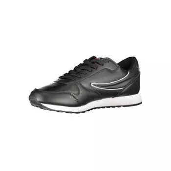 Мужские спортивные кроссовки Fila Sleek с контрастными деталями, черный