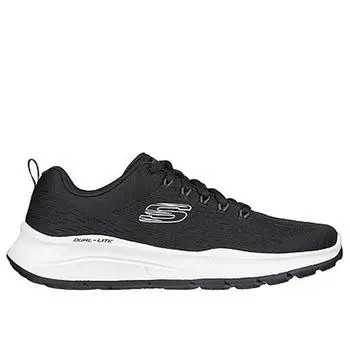 Мужские спортивные кроссовки Skechers для ходьбы 232519_BKW Черный со шнурками