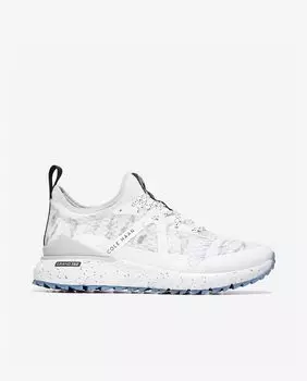 Мужские спортивные кроссовки в сетку белого цвета Cole Haan, белый